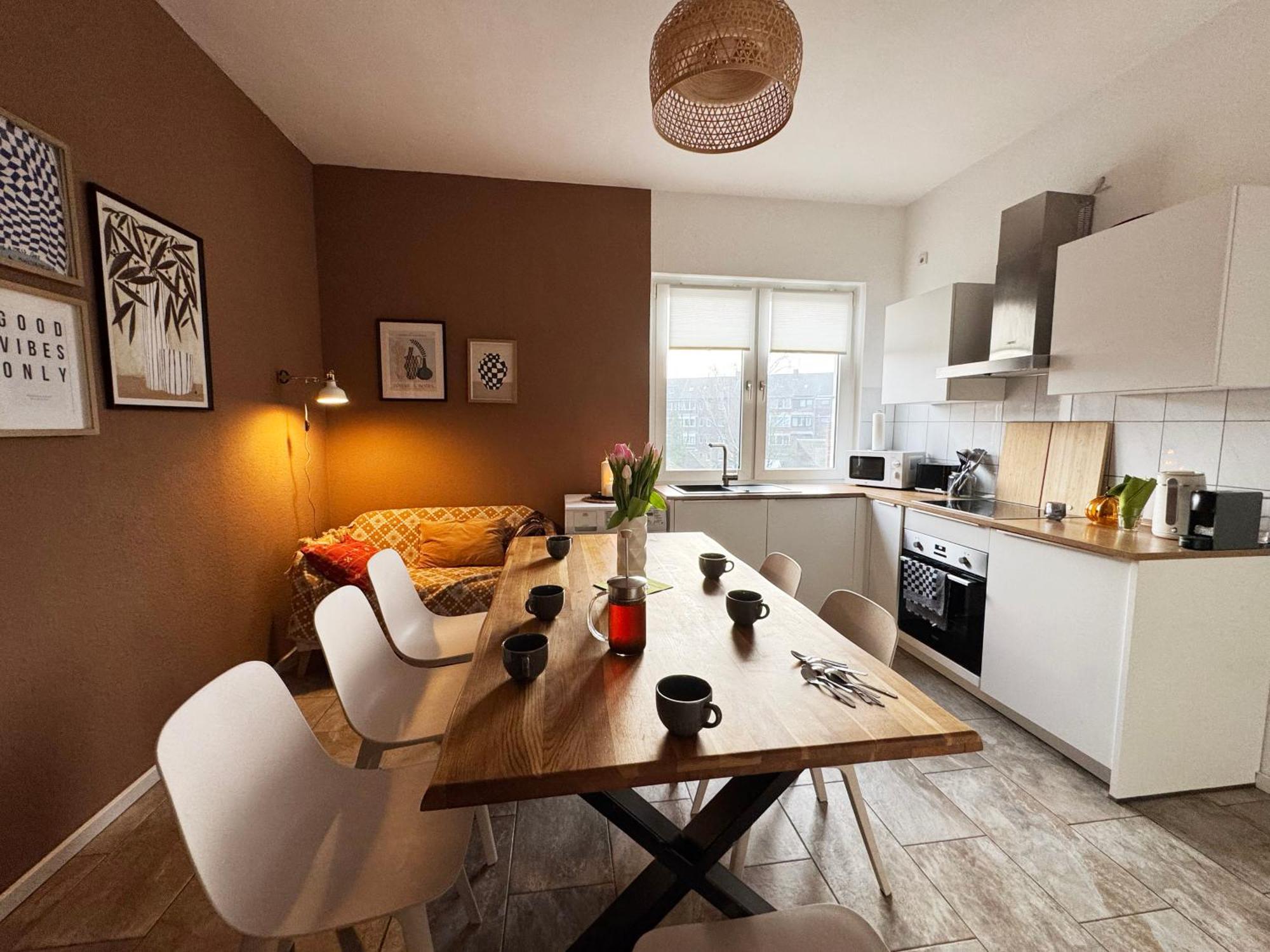 דיסבורג Big Apartment With Parking, 30 Min To Duesseldorf מראה חיצוני תמונה